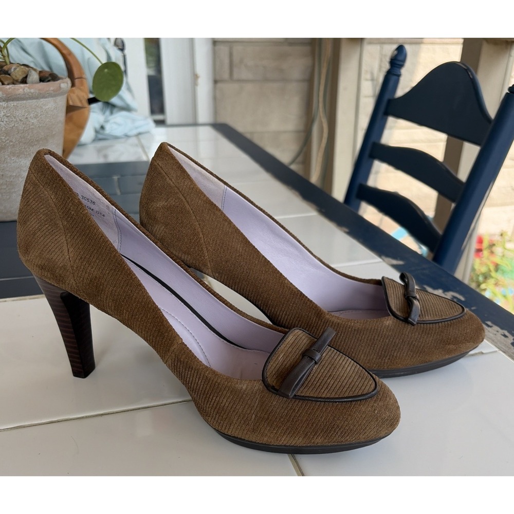 Johnston & Murphy Women's Pumps High Heels Corduroy Size 10 (C5)